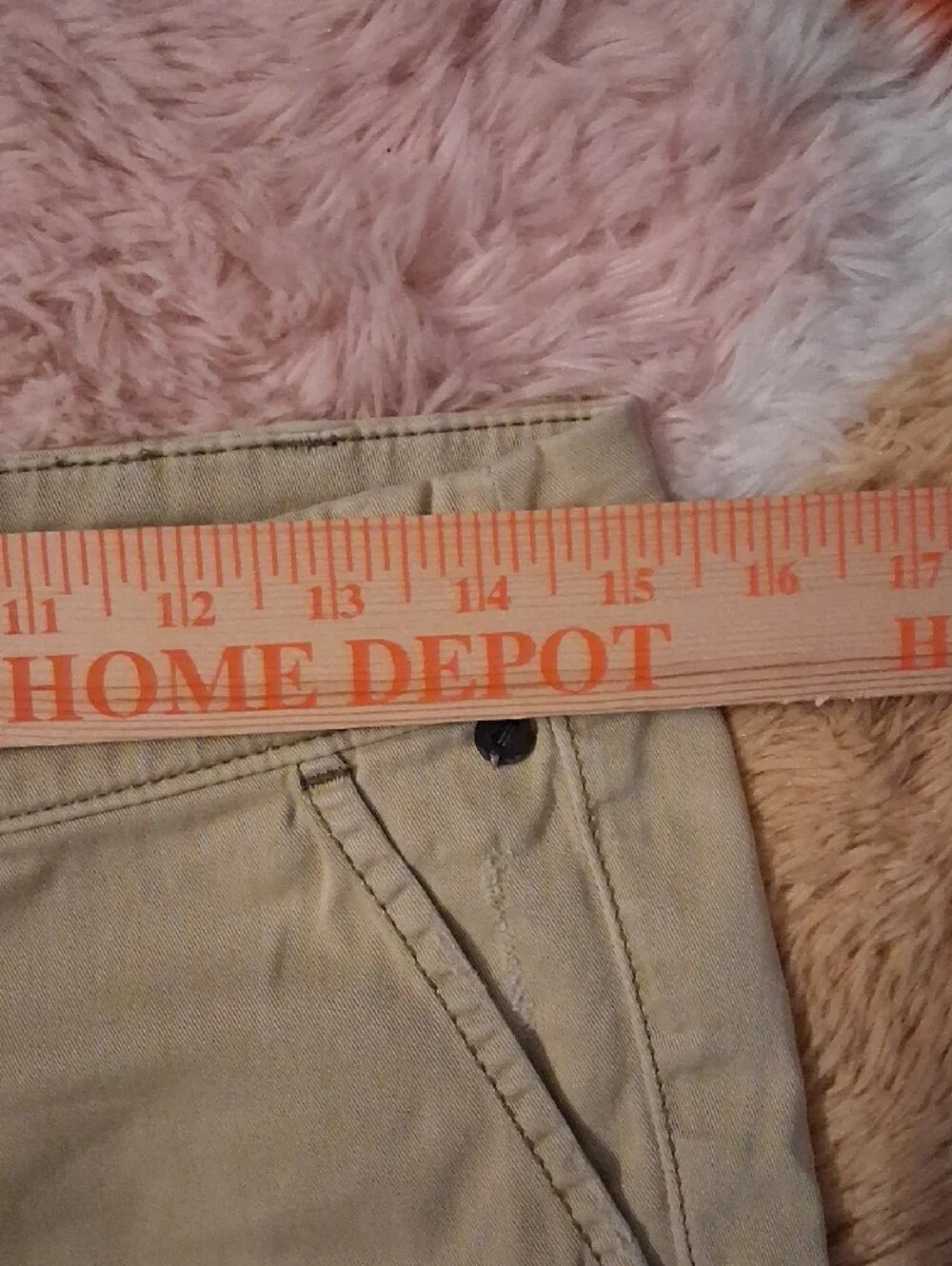 Pilcro Light Khaki Rolled-Hem Bermuda Shorts